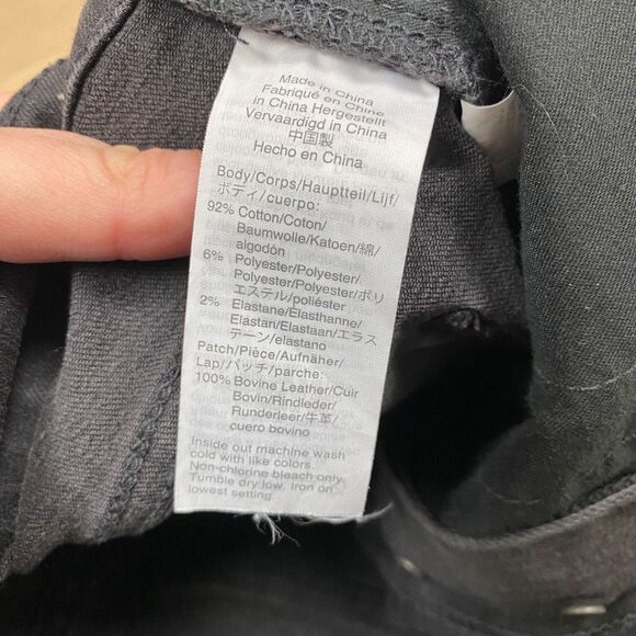 Madewell Cali Demi-Boot Jeans Size 28T Color Black Bellspring Wash - Picture 10 of 11